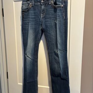 Miss Me Dark Blue Boot Cut Jeans